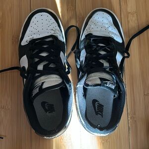 Nike panda low dunks women size 7
